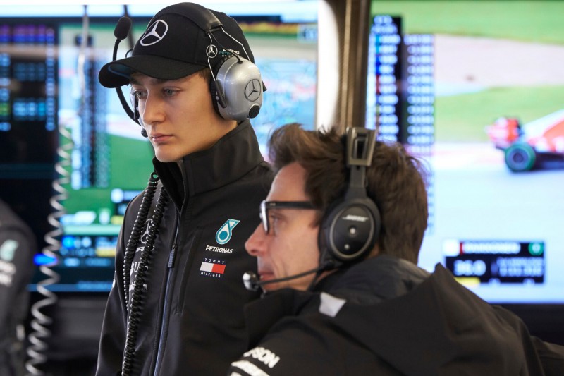 George Russell, Toto Wolff