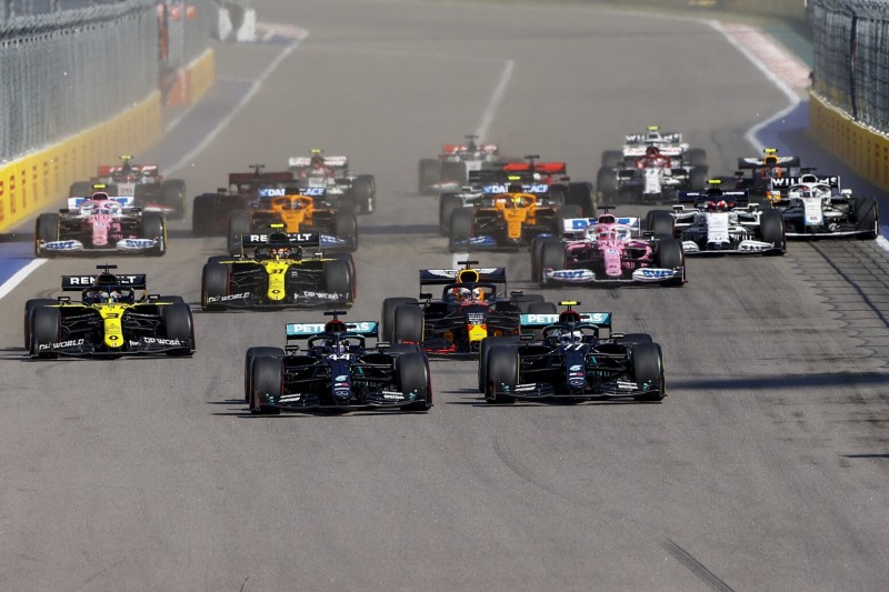 Formel-1-Start in Sotschi/Russland 2020