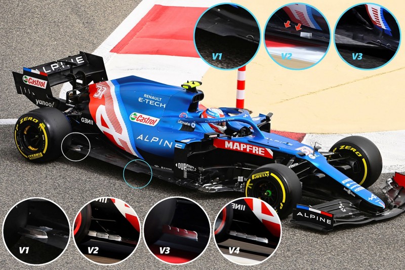 Esteban Ocon, Unterboden
