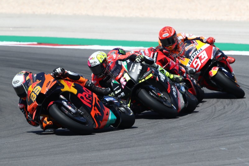 Brad Binder, Aleix Espargaro, Marc Marquez