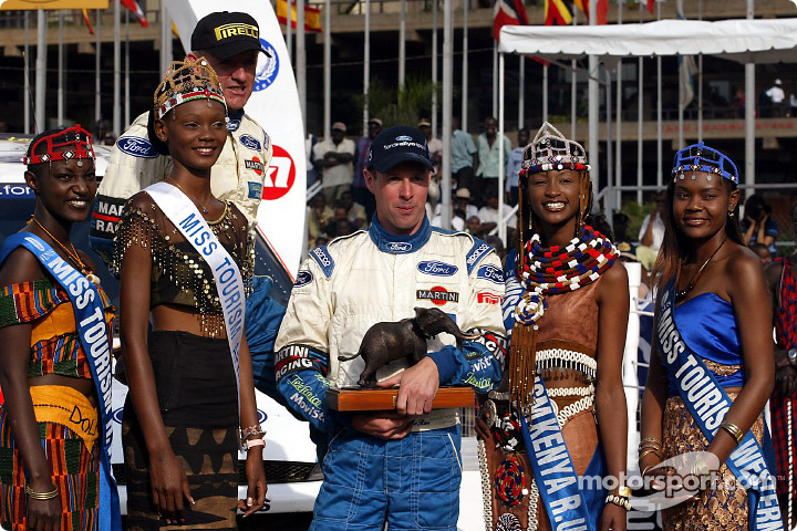 Colin McRae: Sieger der Safari-Rallye 2002 in Kenia