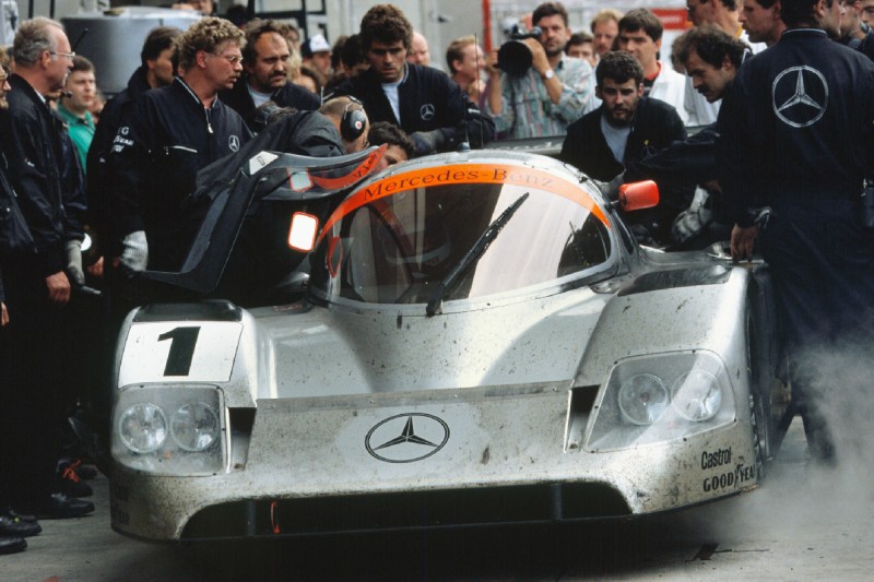 Jean-Louis Schlesser, Jochen Mass, Alain Ferté, Mercedes-Benz C11