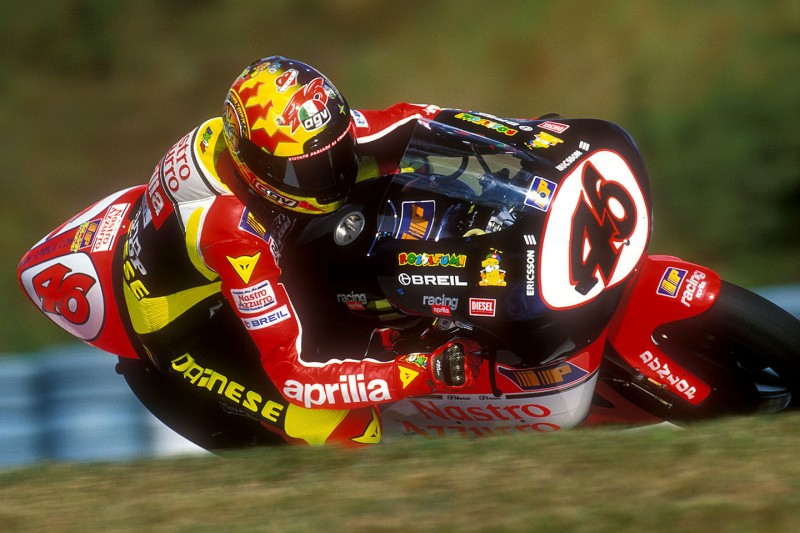 Valentino Rossi in der 250er-Saison 1998 auf Aprilia