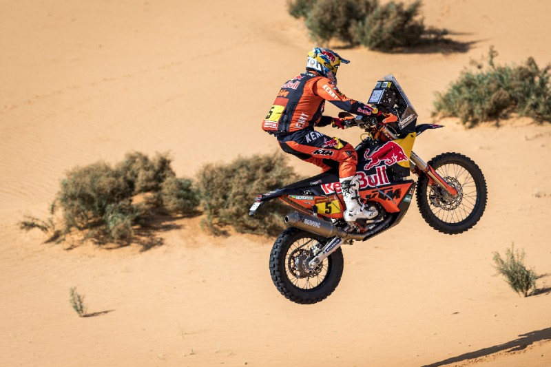 KTM-Pilot Sam Sunderland bei der Rallye Dakar 2021