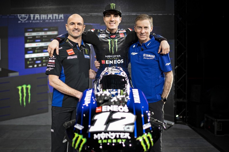 Maverick Vinales, Massimo Meregalli, Lin Jarvis