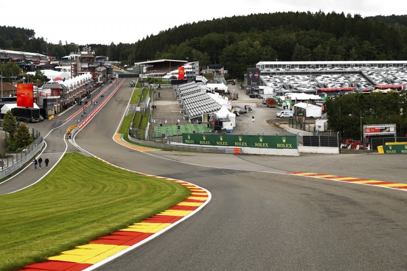 Eau Rouge in Spa-Francorchamps 2021 bei der Formel 1