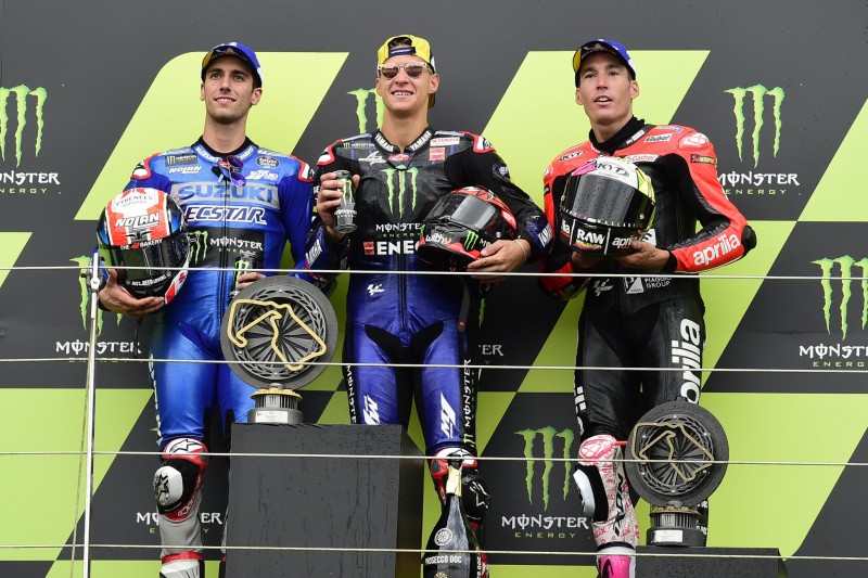 Alex Rins, Fabio Quartararo, Aleix Espargaro