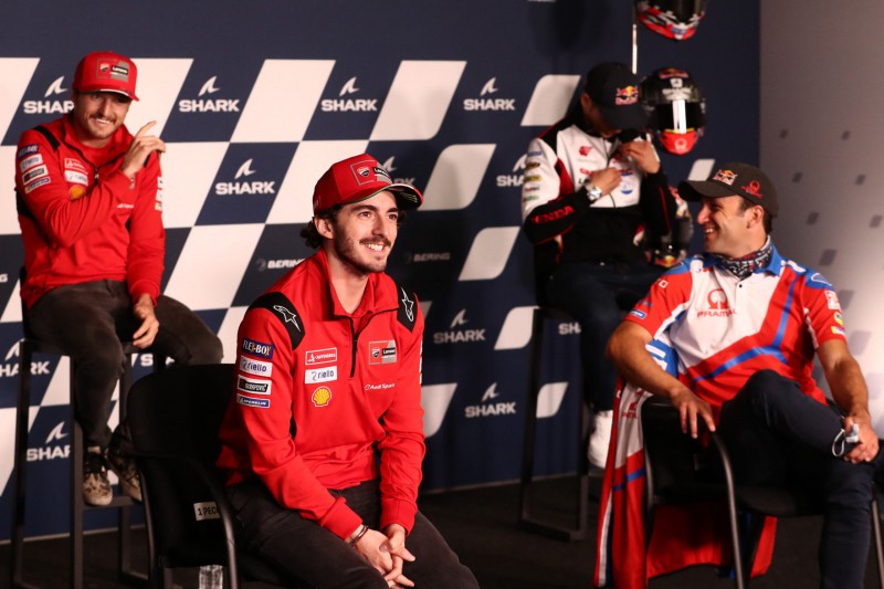 Jack Miller, Francesco Bagnaia, Johann Zarco