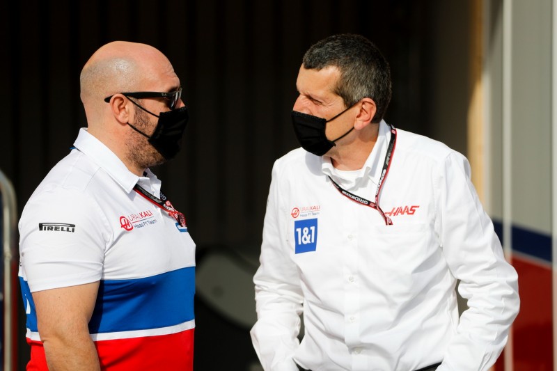 Stuart Morrison mit Haas-Teamchef Günther Steiner