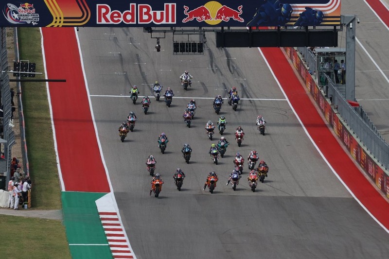 Moto2 Start in Austin