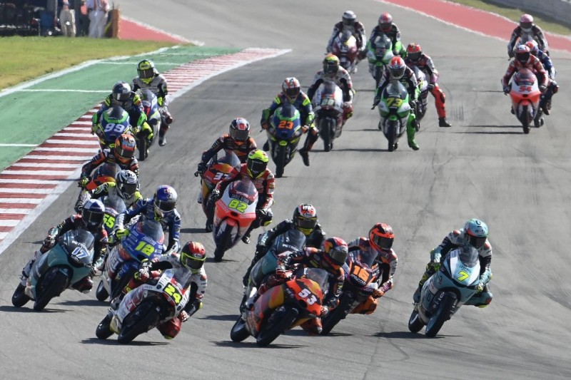 Moto3 Rennen in Texas