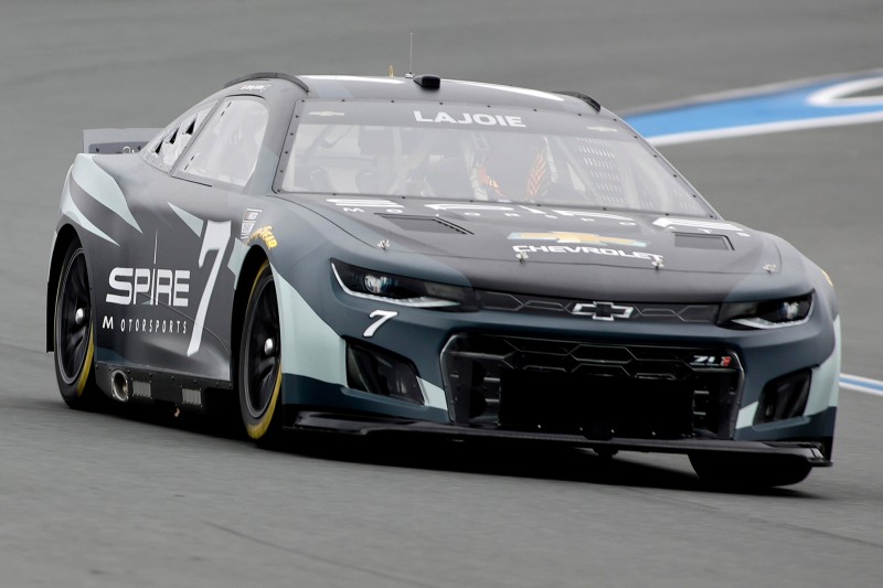 Corey LaJoie beim Gen7-Test auf dem Charlotte-Roval im Oktober 2021