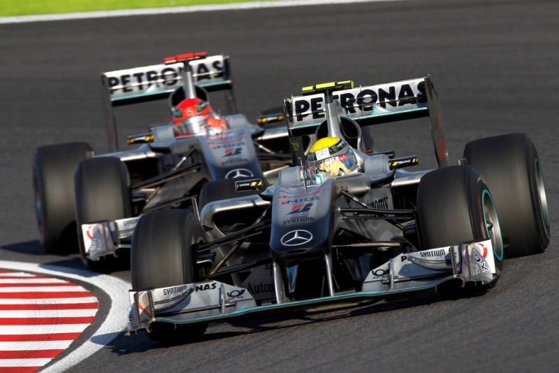 Nico Rosberg, Michael Schumacher