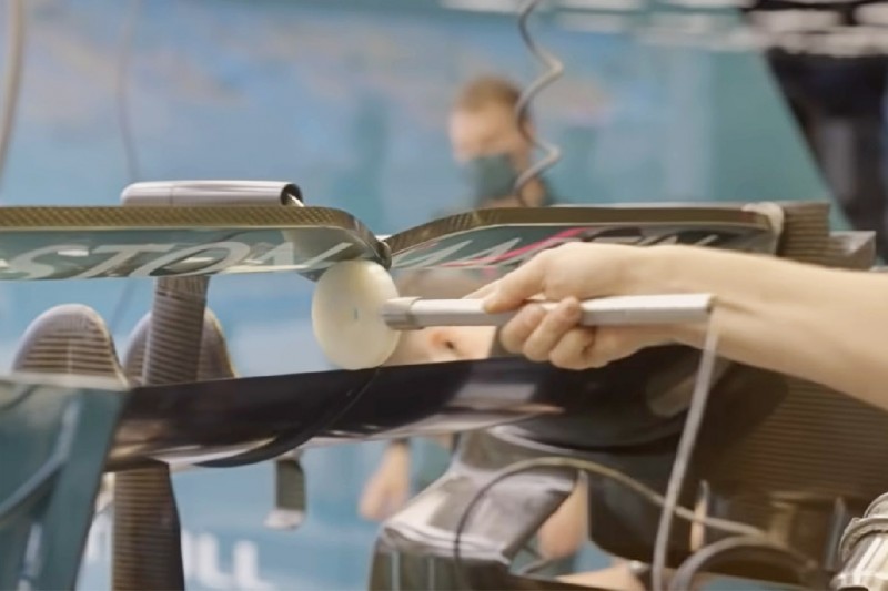 DRS-Probe bei Aston Martin