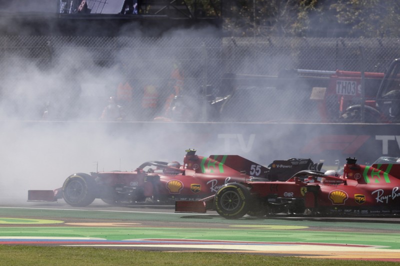 Carlos Sainz, Charles Leclerc, Valtteri Bottas