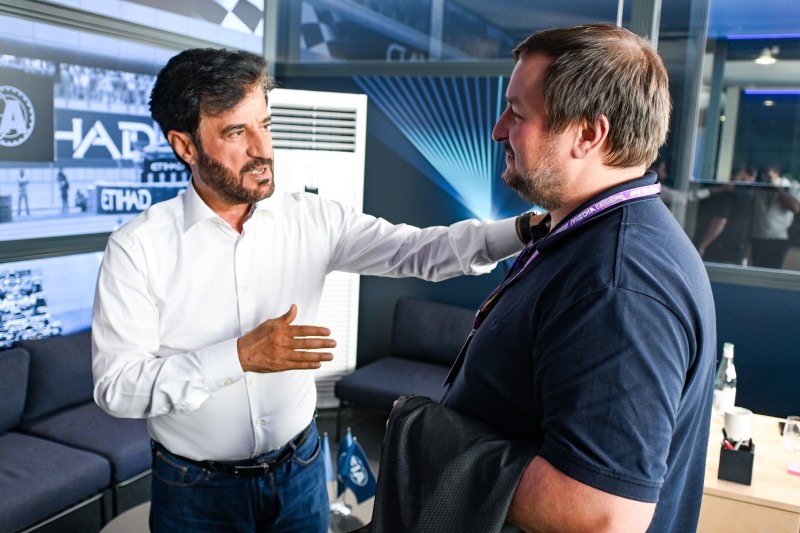 Mohammed bin Sulayem und Christian Nimmervoll