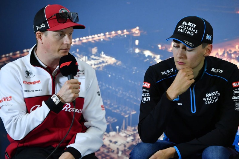 Russell lauscht: Dass Kimi Räikkönen mal was sagte, kam nicht so oft vor ...