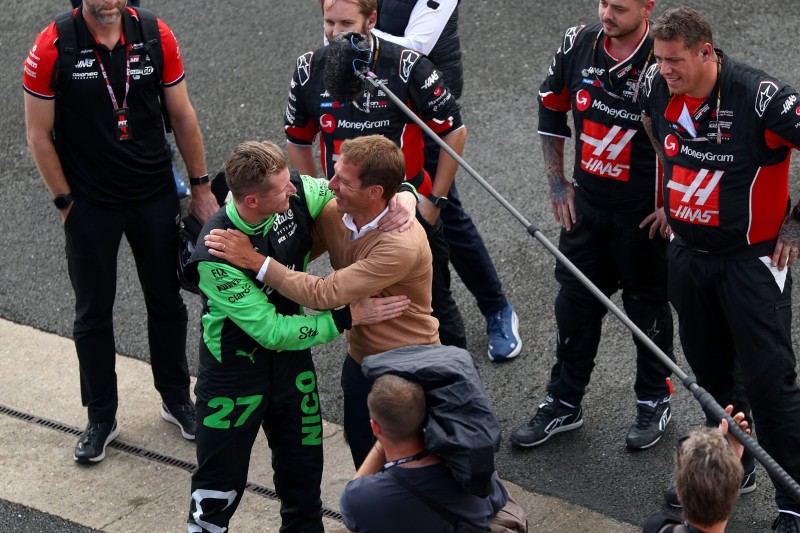 Alle gönnen es ihm: Auch Hülkenbergs Ex-Kollegen von Haas gratulieren