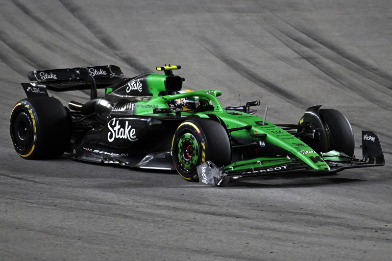 Gabriel Bortoleto beim Formel-1-Rennen in Singapur 2025