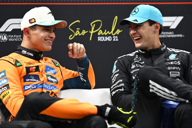 Lando Norris, George Russell
