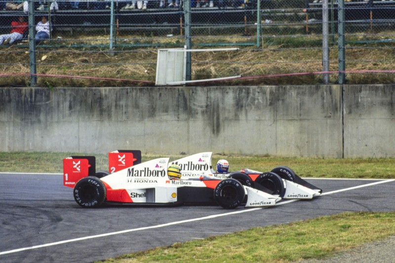 Alain Prost und Ayrton Senna