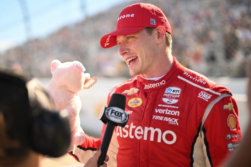 Josef Newgarden, hier bei seinem Sieg beim Nashville-Finale 2025, gehört zu den angesehensten IndyCar-Fahrern