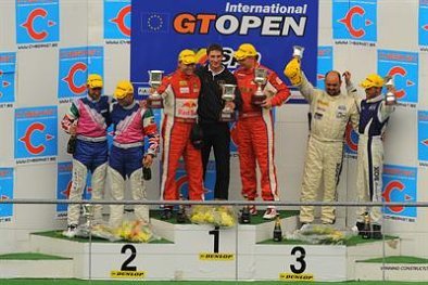 Podium w Spa / Fot. gtsport.es