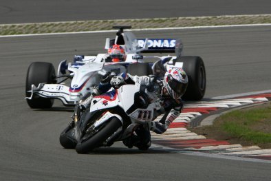 Robert Kubica i Ruben Xaus / Fot. BMW