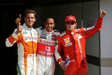 Sutil, Hamilton i Raikkonen | Fot. Sutton Images