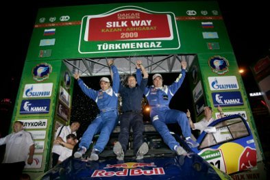 Sainz, Cruz i Nissen | Fot. VW