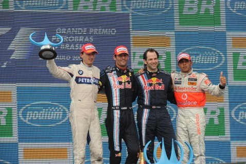 Podium w Interlagos | Fot. BMW