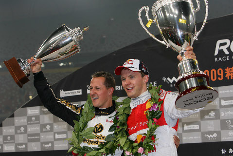 Michael Schumacher i Mattias Ekstrom | Fot. raceofchampions.com
