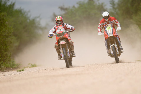 Paulo Goncalves i Jacek Czachor | Fot. orlenteam.pl