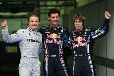 Rosberg, Webber i Vettel | Fot. Getty Images