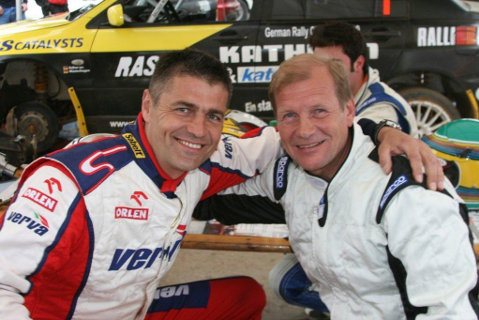 Krzysztof Hołowczyc i Juha Kankkunen