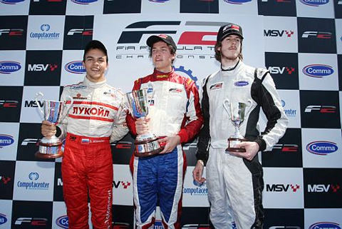 Podium na Monzy | Fot. formulatwo.com