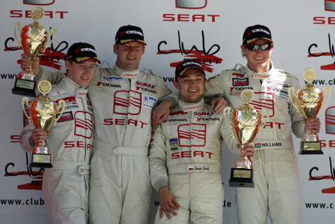 Podium na EuroSpeedway