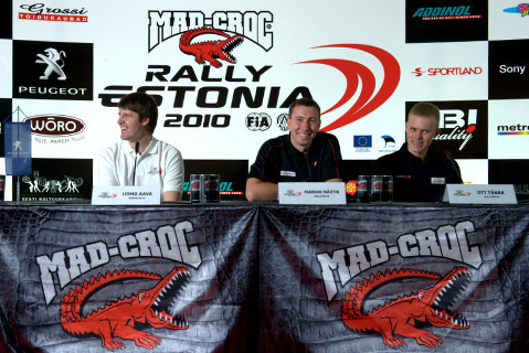 Urmo Aava, Markko M&auml;rtin, Ott T&auml;nak | Fot. rallyestonia.ee