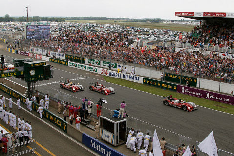 Finisz w Le Mans | Fot. Audi