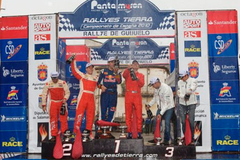Podium Rallye de Guijuelo | Fot. rfeda.es