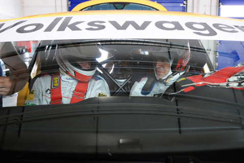 Maciek Steinhof i Krzysztof Hołowczyc