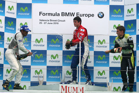Podium w Walencji | Fot. BMW