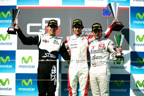 Podium w Walencji | Fot. GP3