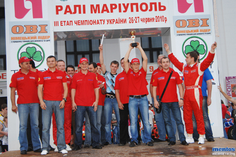 Podium Rali Mariupol | Fot. ascania-racing.com