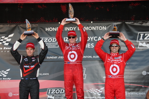 Podium w Edmonton | Fot. Dana Garrett