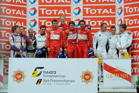 Podium w Spa | Fot. BMW