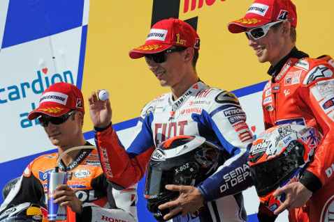 Podium w Brnie | Fot. Yamaha