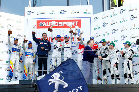 Podium na Silverstone | Fot. DPPI