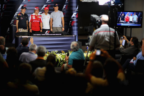 Vettel, Alonso, Hamilton, Webber | Fot. Getty Images