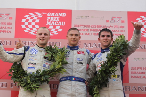 Podium w Makau | Fot. VW